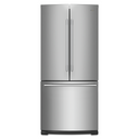 Whirlpool® 30-inch Wide Contemporary Handle French Door Refrigerator - 20 cu. ft. WRFA60SFHZ