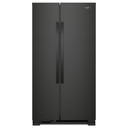 Whirlpool® 36-inch Wide Side-by-Side Refrigerator - 25 cu. ft. WRS315SNHB