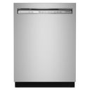 Kitchenaid® 39 dBA Dishwasher in PrintShield™ Finish with Third Level Utensil Rack KDFE204KPS