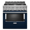 KitchenAid® 36'' Smart Commercial-Style Gas Range with 6 Burners KFGC506JIB KitchenAid® 36'' Smart Commercial-Style Gas Range with 6 Burners KFGC506JIB