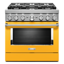 KitchenAid® 36'' Smart Commercial-Style Dual Fuel Range with 6 Burners KFDC506JYP