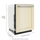 Kitchenaid® 44 dBA Panel-Ready Dishwasher with FreeFlex™ Third Rack KDTM704LPA
