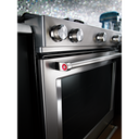 Kitchenaid® 30-Inch 5 Burner Gas Convection Slide-In Range with Baking Drawer KSGB900ESS