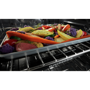 Kitchenaid® 30-Inch 5-Burner Gas Slide-In Convection Range KSGG700EBS