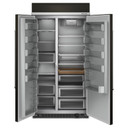 Kitchenaid® 25.5 Cu Ft. 42" Built-In Side-by-Side Refrigerator with PrintShield™ Finish KBSN702MBS