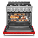 KitchenAid® 36'' Smart Commercial-Style Gas Range with 6 Burners KFGC506JPA