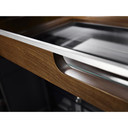 Kitchenaid® 23.8 cu. ft. 36" Counter-Depth French Door Platinum Interior Refrigerator with PrintShield™ Finish KRFC704FPS