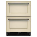 Kitchenaid® 24" Panel-Ready Undercounter Double-Drawer Refrigerator KUDR204KPA