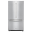 Kitchenaid® 22 cu.ft. 36-Inch Width Counter Depth French Door Refrigerator with Interior Dispense KRFC302ESS
