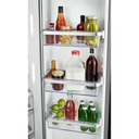 Kitchenaid® 24.8 cu ft. Side-by-Side Refrigerator with Exterior Ice and Water and PrintShield™ Finish KRSF705HBS