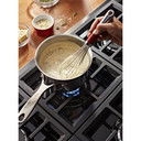 KitchenAid® 48'' Smart Commercial-Style Dual Fuel Range with Griddle KFDC558JMB