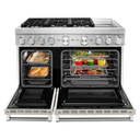 KitchenAid® 48'' Smart Commercial-Style Dual Fuel Range with Griddle KFDC558JMH