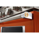 KitchenAid® 30'' Smart Commercial-Style Dual Fuel Range with 4 Burners KFDC500JSC