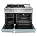 KitchenAid® 48'' Smart Commercial-Style Gas Range with Griddle KFGC558JMB