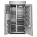 Kitchenaid® 25.1 Cu. Ft. 42" Built-In Side-by-Side Refrigerator with Ice and Water Dispenser KBSD702MPS