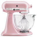 Kitchenaid® Artisan® Design Series 5 Quart Tilt-Head Stand Mixer with Glass Bowl KSM155GBSP