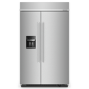 Kitchenaid® 29.4 Cu. Ft. 48 Built-In Side-by-Side Refrigerator with Ice and Water Dispenser KBSD708MSS