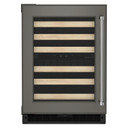 Kitchenaid® 24" Panel-Ready Undercounter Wine Cellar with Wood-Front Racks KUWL214KPA