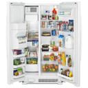 Amana® 33-inch Side-by-Side Refrigerator with Dual Pad External Ice and Water Dispenser ASI2175GRW