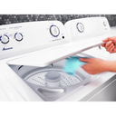 Amana® 4.0 cu. ft. Top-Load Washer with Dual Action Agitator NTW4516FW