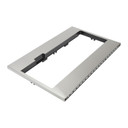 Built-In Low Profile Microwave Standard Trim Kit with Pocket Handle, Stainless Steel W11451313