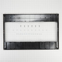 Built-In Low Profile Microwave Standard Trim Kit with Pocket Handle, Stainless Steel W11451313