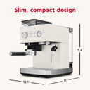 Kitchenaid® Semi Automatic Espresso Machine with Burr Grinder KES6551PL