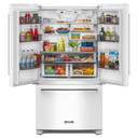 Kitchenaid® 20 cu. ft. 36-Inch Width Counter-Depth French Door Refrigerator with Interior Dispense KRFC136RWH