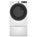 Whirlpool® 7.4 cu. ft. Smart Front Load ENERGY STAR® Electric Dryer with Wrinkle Shield™ Option YWED5720RW