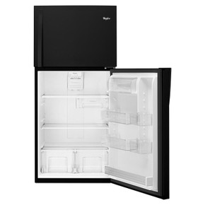Whirlpool® 30" Wide Top-Freezer Refrigerator with LED Interior Lighting WRT549SZDB