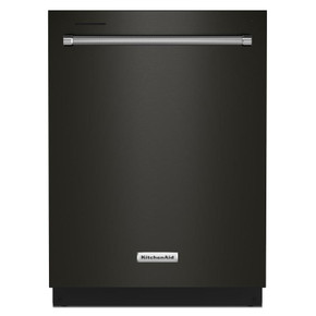 KitchenAid® 39 dBA Dishwasher in PrintShield™ Finish with Third Level Utensil Rack KDTE204KBS
