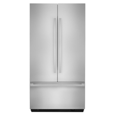 Jennair® Noir™ 42" (106.7 cm) Fully Integrated Built-In French Door Refrigerator Panel-Kit JBFFS42NHM