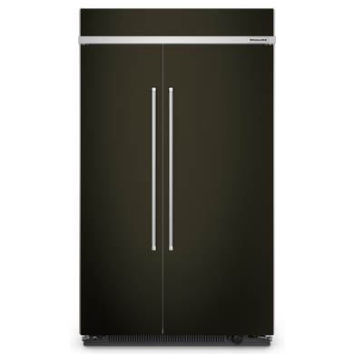 Kitchenaid® 30 Cu. Ft. 48 Built-In Side-by-Side Refrigerator with PrintShield™ Finish KBSN708MBS