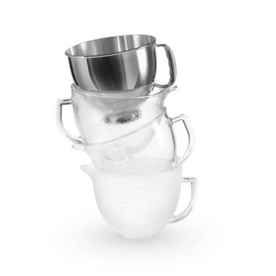 Kitchenaid® 5-Qt. Tilt-Head Polished Stainless Steel Bowl with Comfortable Handle K5THSBP