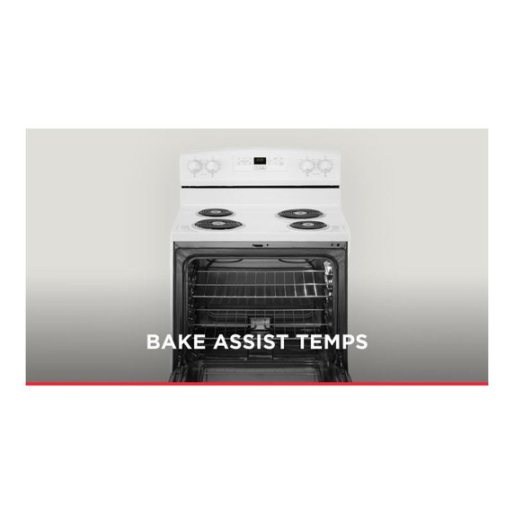30-inch Amana® Electric Range with Bake Assist Temps ACR4303MFW