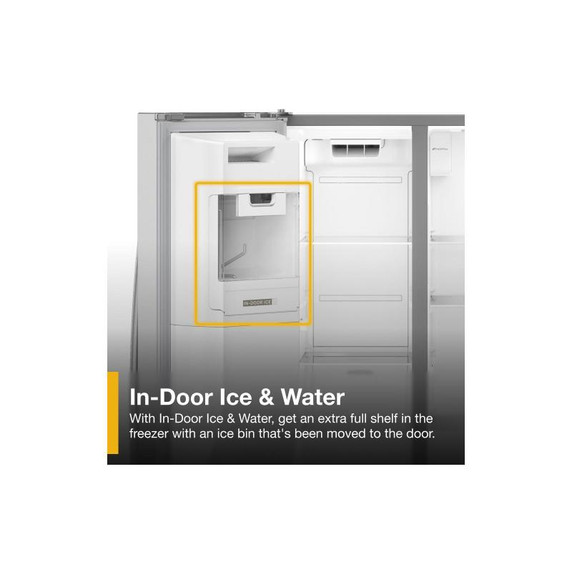 Whirlpool® 36-inch Counter Depth Side-by-Side Refrigerator with TruCool™ System WRSC5536RZ Whirlpool® 36-inch Counter Depth Side-by-Side Refrigerator with TruCool™ System WRSC5536RZ