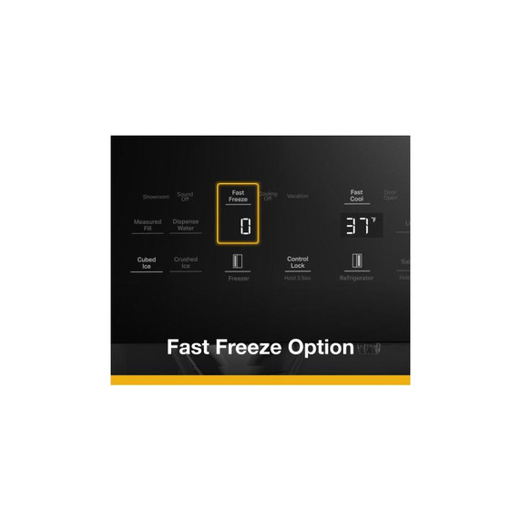 Whirlpool® 36-inch Counter Depth Side-by-Side Refrigerator with TruCool™ System WRSC5536RZ Whirlpool® 36-inch Counter Depth Side-by-Side Refrigerator with TruCool™ System WRSC5536RZ