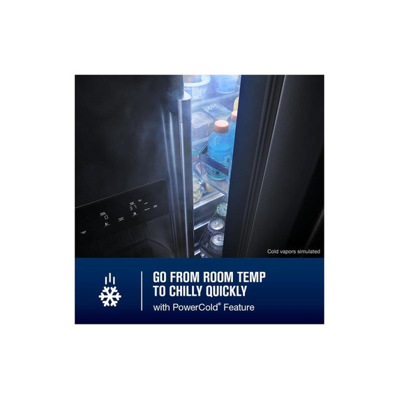 Maytag® 36-inch Wide Full-Depth Side-by-Side Refrigerator with Arctic Blue Interior - 28.3 Cu. Ft. MRSF6636RZ Maytag® 36-inch Wide Full-Depth Side-by-Side Refrigerator with Arctic Blue Interior - 28.3 Cu. Ft. MRSF6636RZ