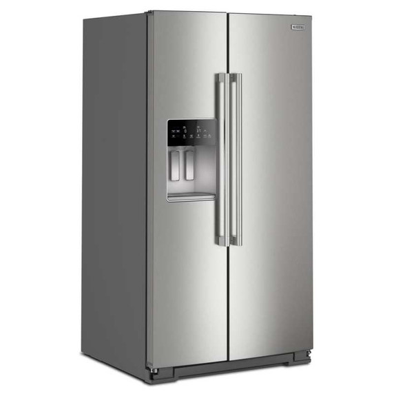 Maytag® 36-inch Wide Full-Depth Side-by-Side Refrigerator with Arctic Blue Interior - 28.3 Cu. Ft. MRSF6636RZ