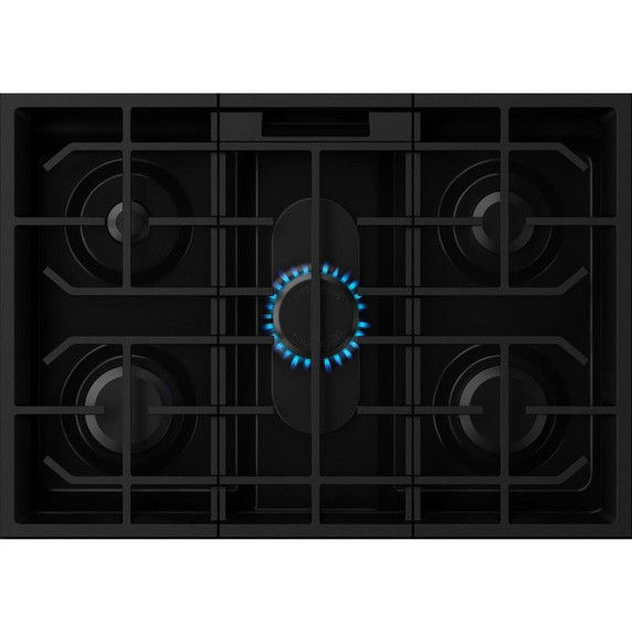 Kitchenaid® 5.0 Cu. Ft. Smart Slide-in Gas Range with Convection Cooking Modes and 2-in-1 Burner KSGS530SPS