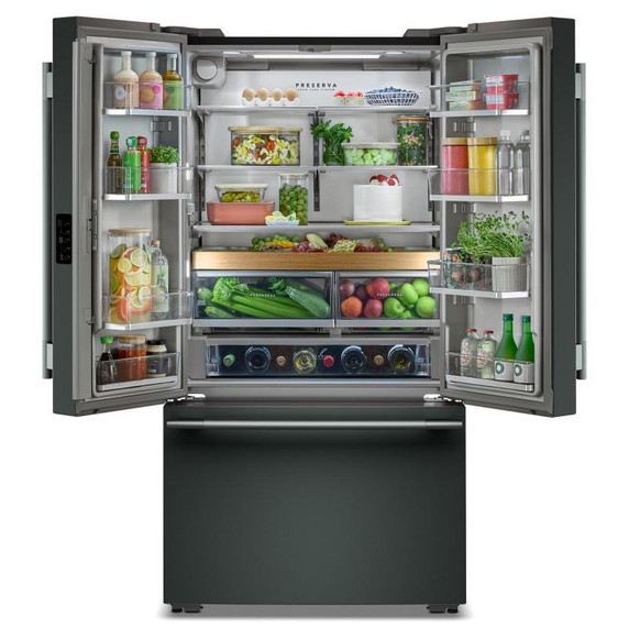 Kitchenaid® 24 cu. ft. 36-Inch Width Counter-Depth French Door Refrigerator with Interior Dispense KRFC236SJP
