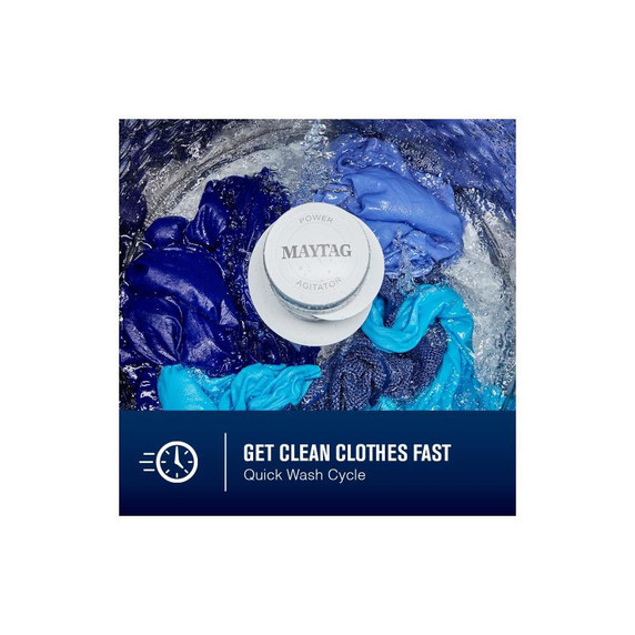 Maytag® 6.0 Cu. Ft. Top Load Agitator Washer with Extra Power and Smart Appliance MTW6205RW Maytag® 6.0 Cu. Ft. Top Load Agitator Washer with Extra Power and Smart Appliance MTW6205RW
