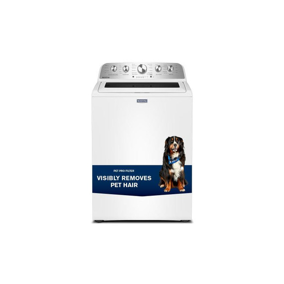 Maytag® 5.4 Cu Ft. Top Load Agitator Washer with Extra Power and Pet Pro Option MTW5605RW Maytag® 5.4 Cu Ft. Top Load Agitator Washer with Extra Power and Pet Pro Option MTW5605RW