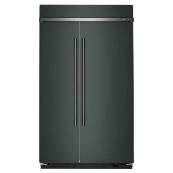 Kitchenaid® 30 Cu. Ft. 48" Built-In Side-by-Side Refrigerator with Platinum Interior KBSN748SJP