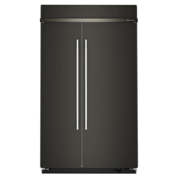 Kitchenaid® 30 Cu. Ft. 48" Built-In Side-by-Side Refrigerator with Platinum Interior KBSN748SBE