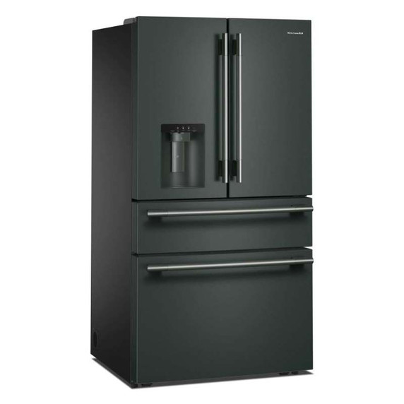 Kitchenaid® 29 cu. ft. French Door Refrigerator with Exterior Water and Ice and FreshChill™ Full-Width Refrigerated Drawer KRMF436SJP