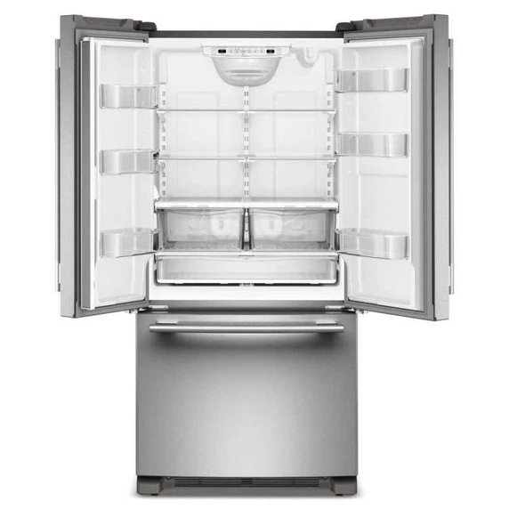 Kitchenaid® 22 Cu. Ft. 33-Inch Standard-Depth French Door Refrigerator with Internal Water Dispenser KRFF333SPS