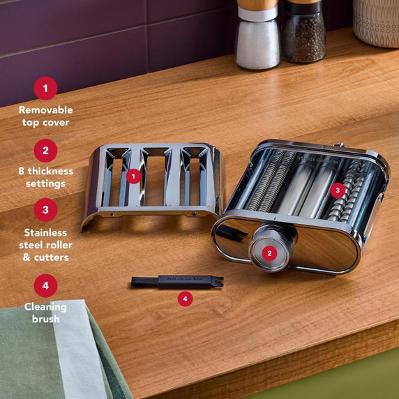 KitchenAid® 3-in-1 Metal Pasta Attachment, KSM3MPA KSM3MPA