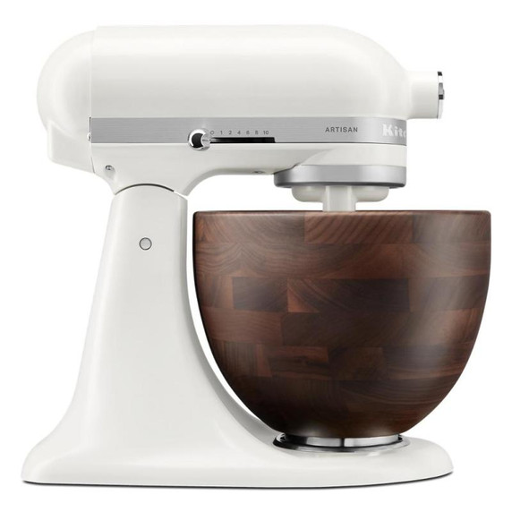 KitchenAid® Artisan® Series 5 Quart Tilt-Head Stand Mixer with Walnut Wood Bowl, KSM156WBPL KSM156WBPL