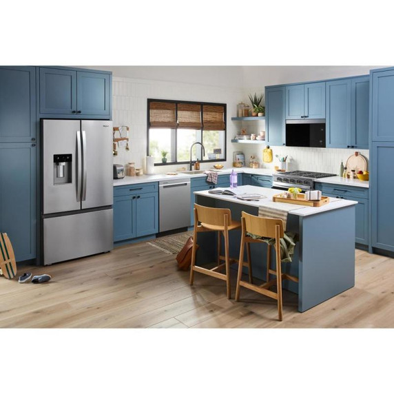Whirlpool® 36-inch Wide True Counter Depth 3-Door French Door Refrigerator - 23.4 cu. ft. WRFC7036RZ